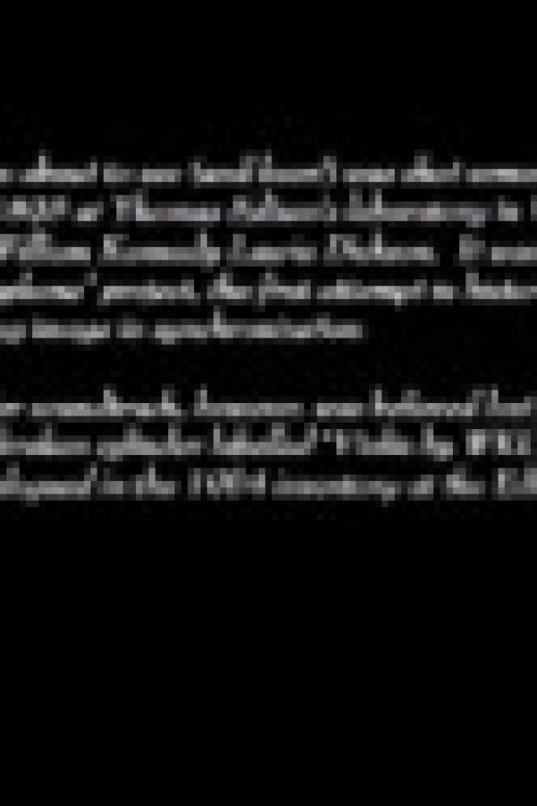 Dickson Experimental Sound Film