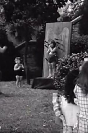 [Knife-Thrower and Children]