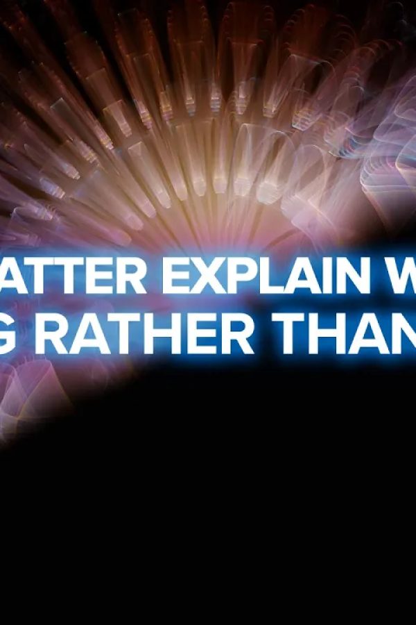 Does Antimatter Explain Why There's Something Rather Than Nothing?